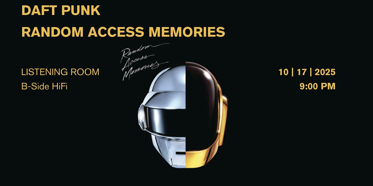 Daft Punk: Random Access Memories, 17 October | Event in Provo | AllEvents