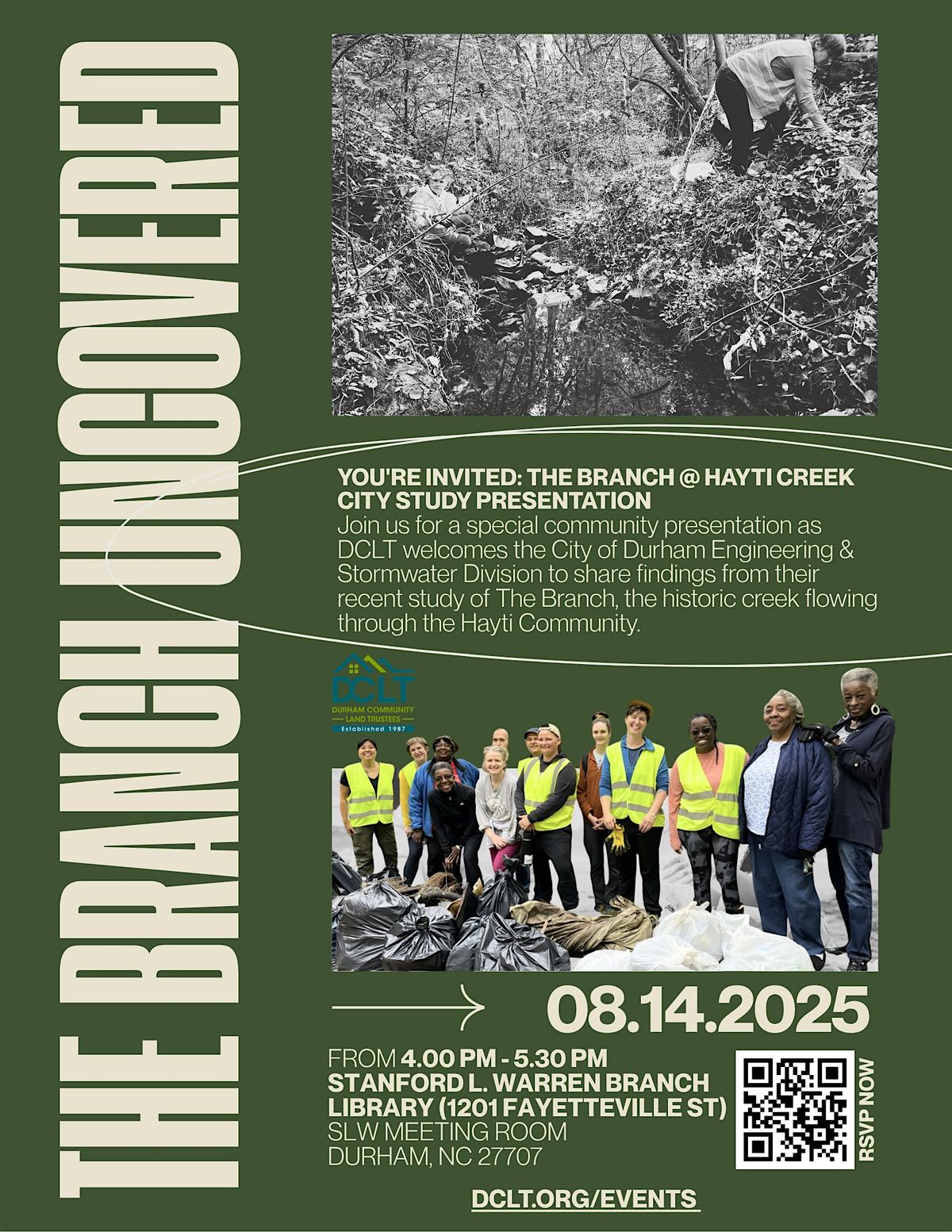The Branch Uncovered, 14 August | Event in Durham | AllEvents