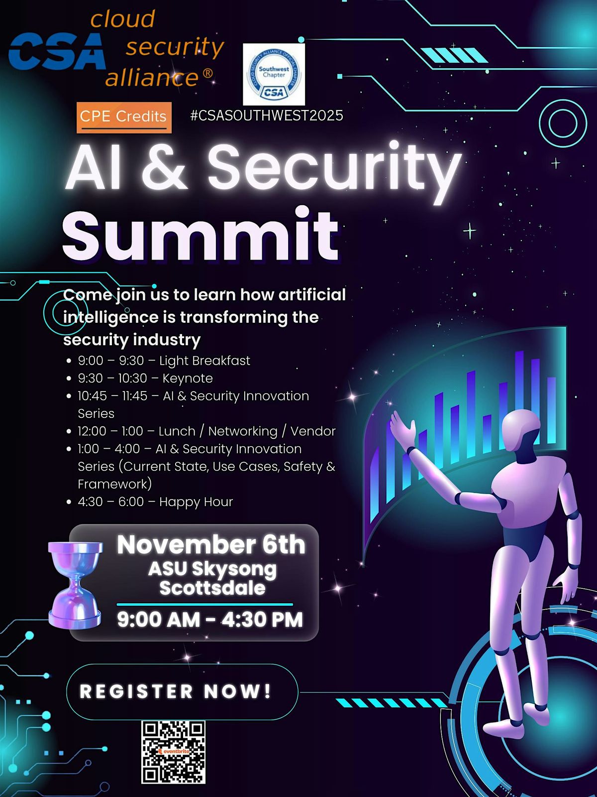 CSA Arizona : AI & Security Summit, 6 November | Event in Scottsdale | AllEvents