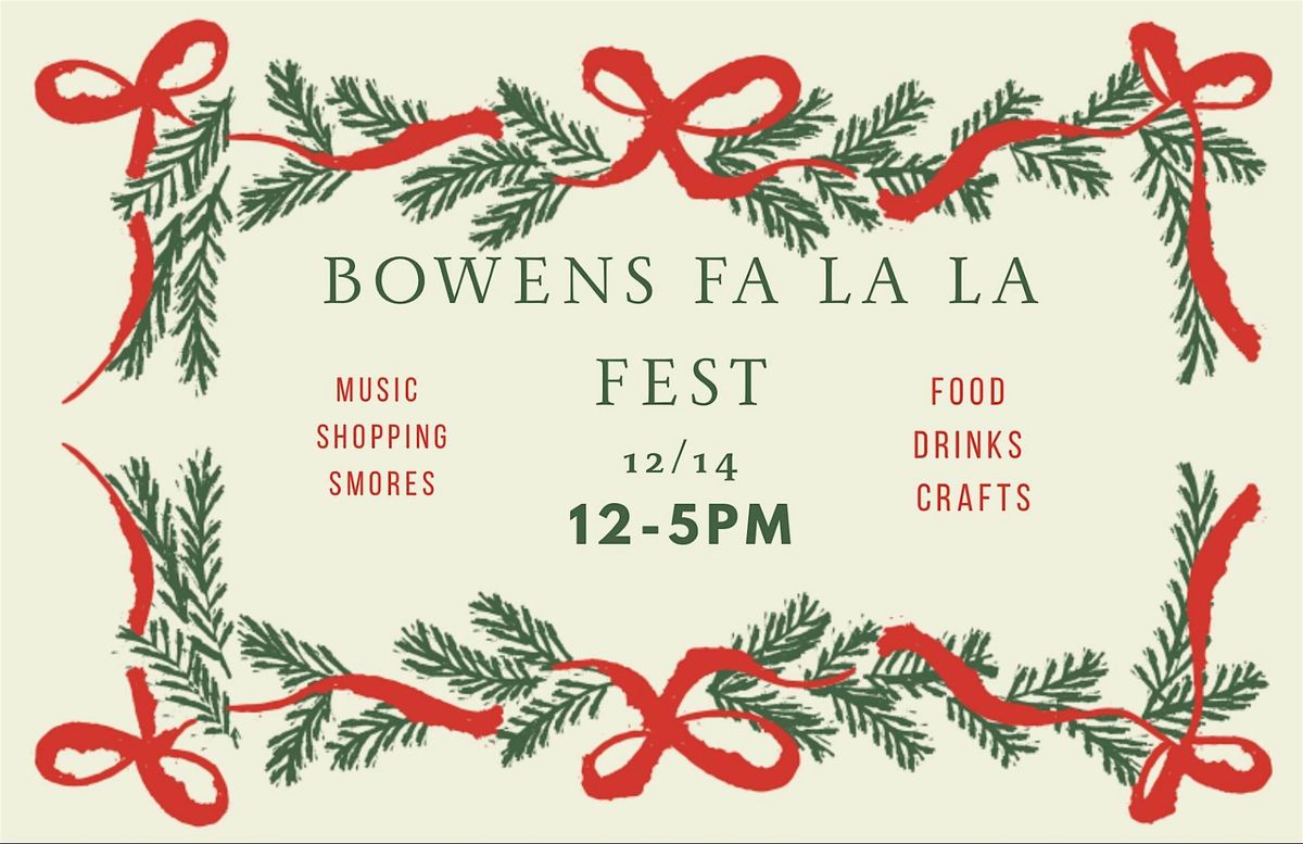 Bowens Fa La La Fest, 14 December | Event in Charleston | AllEvents