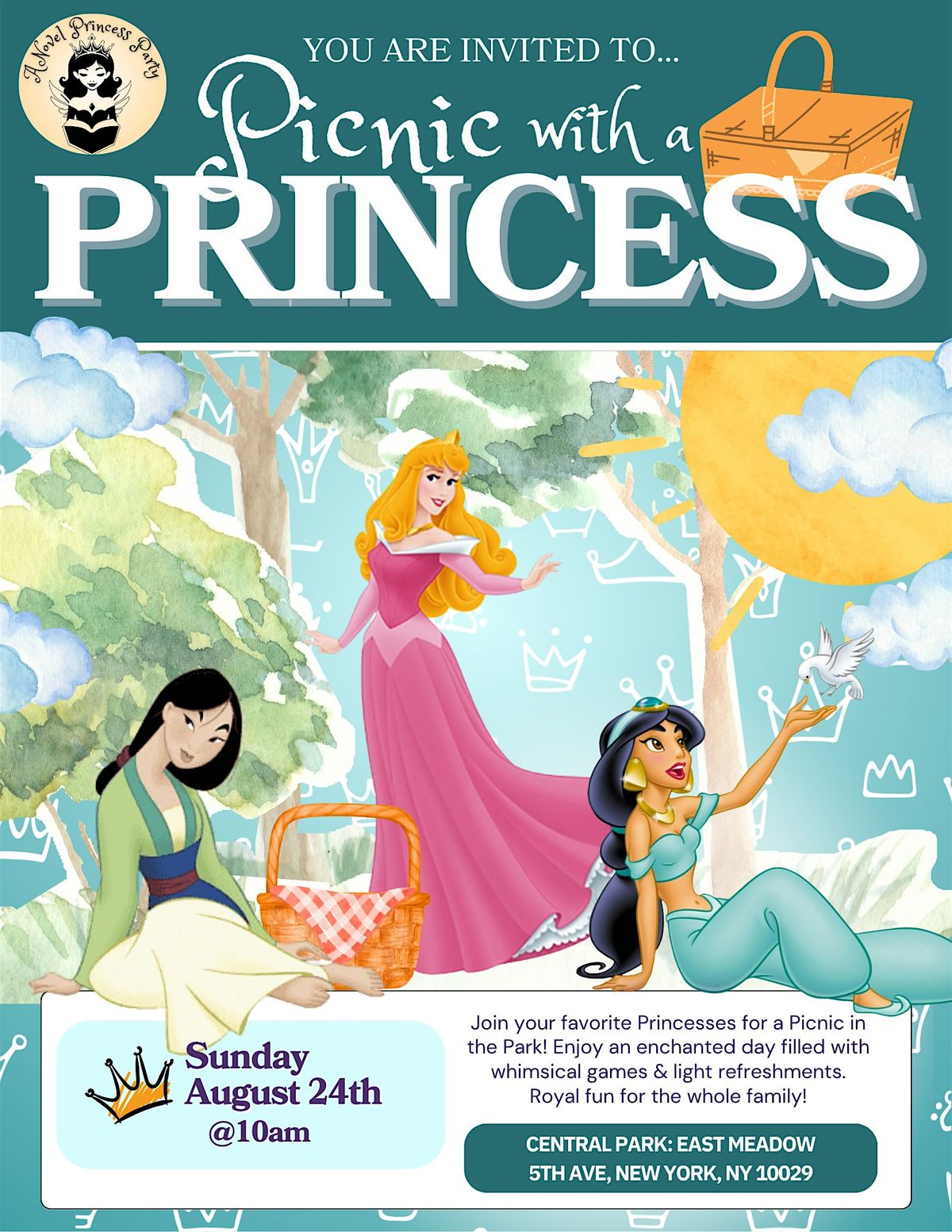 Picnic with a Princess, 24 August | Event in New York | AllEvents