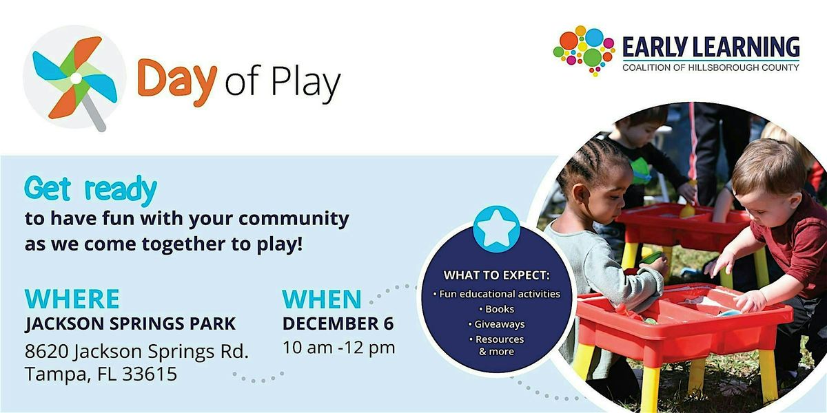 Day of Play (December 2025), 6 December | Event in Tampa | AllEvents