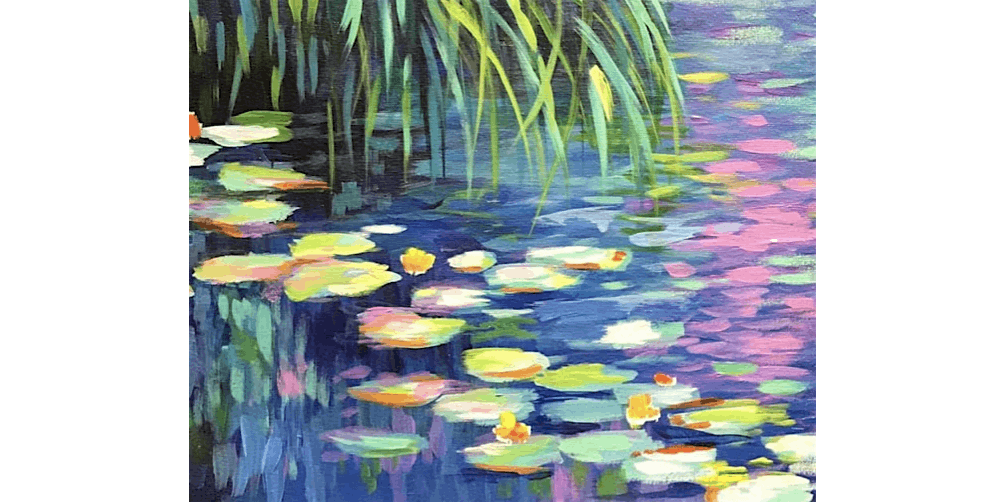 Monet’s Water Lilies II - Paint and Sip in Norfolk | Classpop!™, 20 August | Event in Norfolk | AllEvents