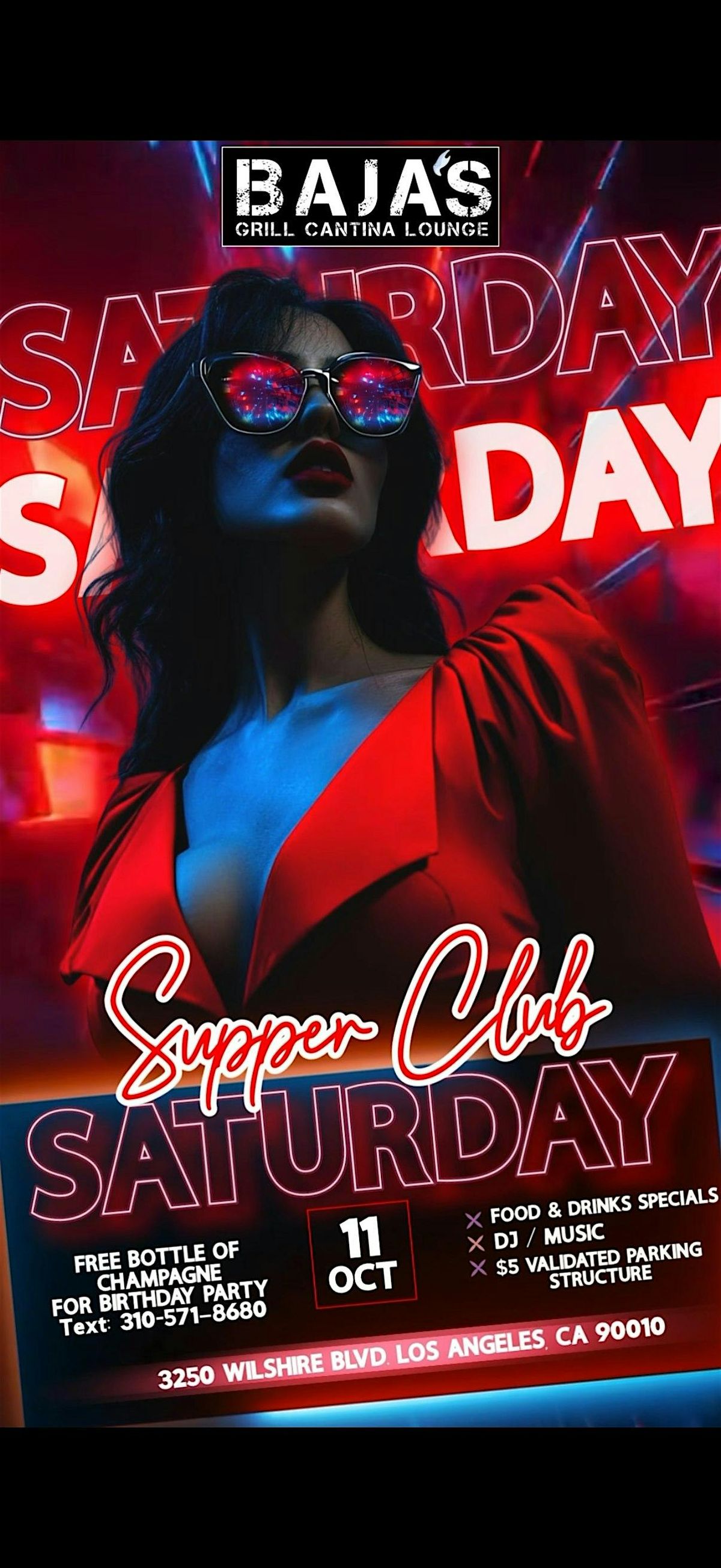 SUPPER CLUB SATURDAYS | Event in Los Angeles | AllEvents