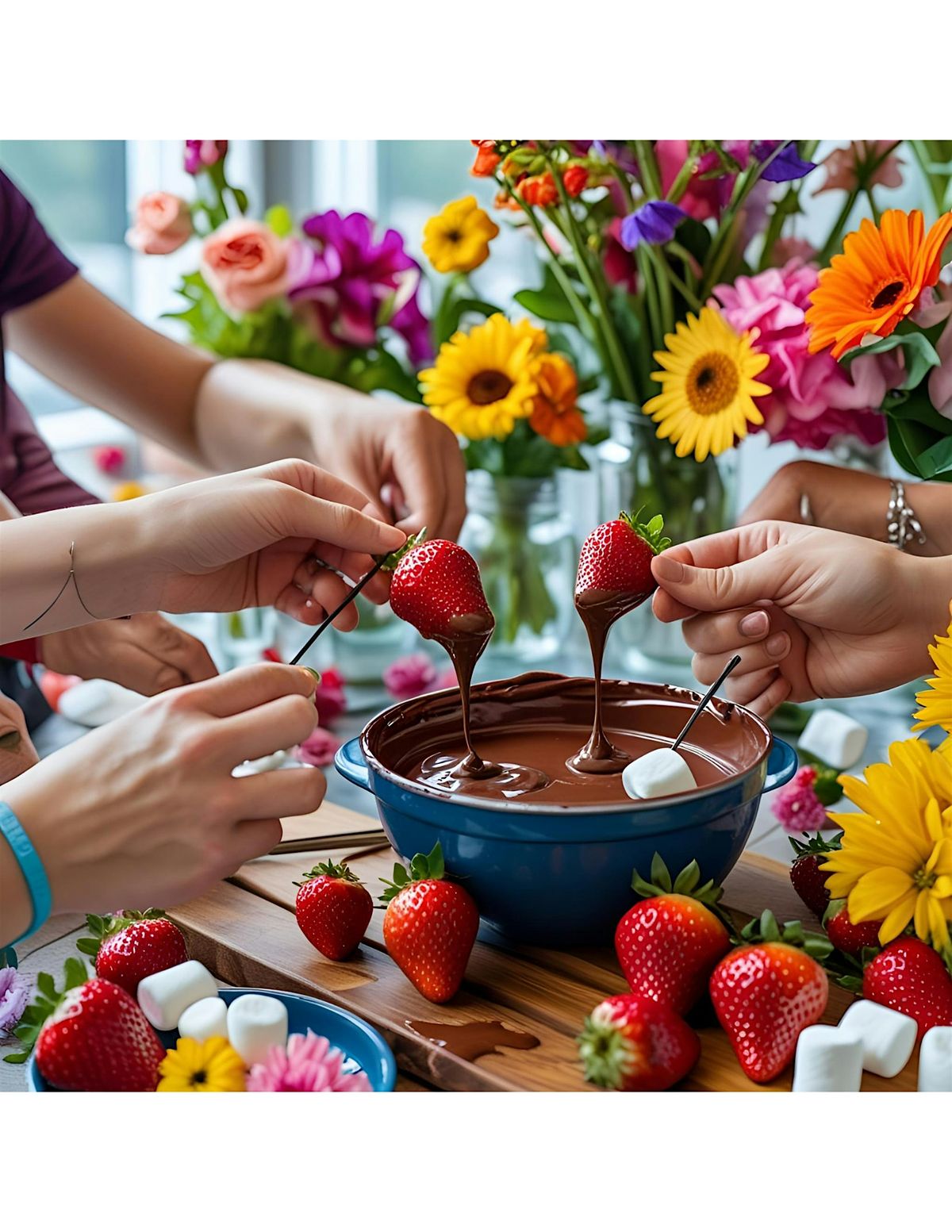 Fondue & Flowers: Artful Arrangements & Indulgent Dips, 25 June | Event in Neosho | AllEvents