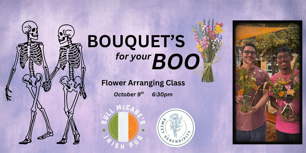 Bouquet's for your BOO Flower Arranging Class, 9 October | Event in Durham | AllEvents
