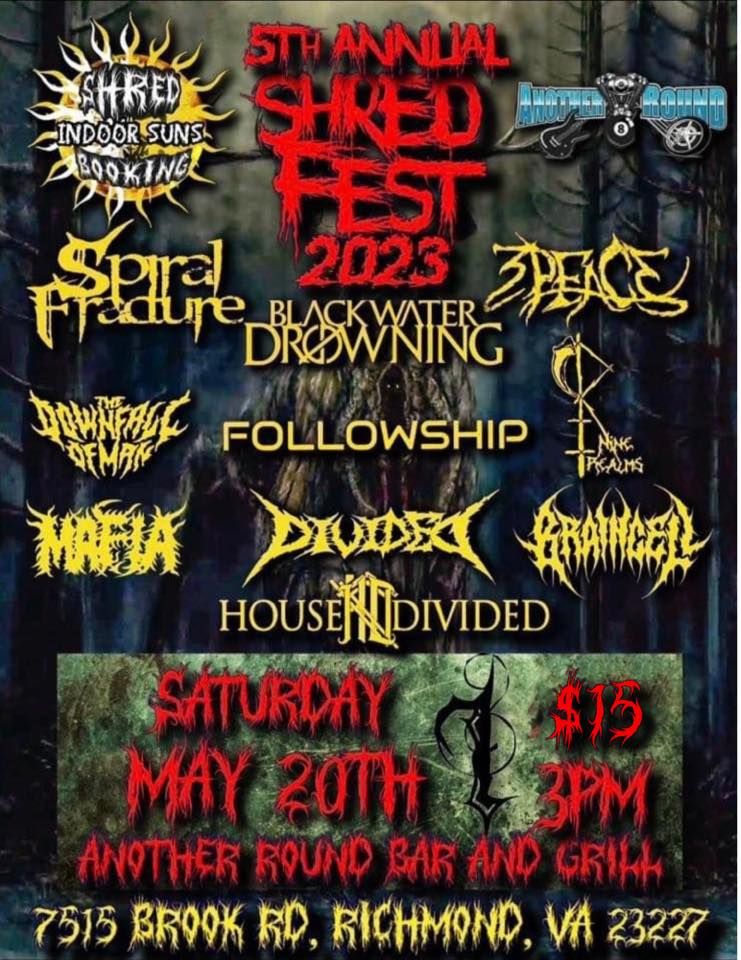 5th Annual SHRED FEST, Another Round Bar and Grill, Richmond, May 20 2023 AllEvents.in