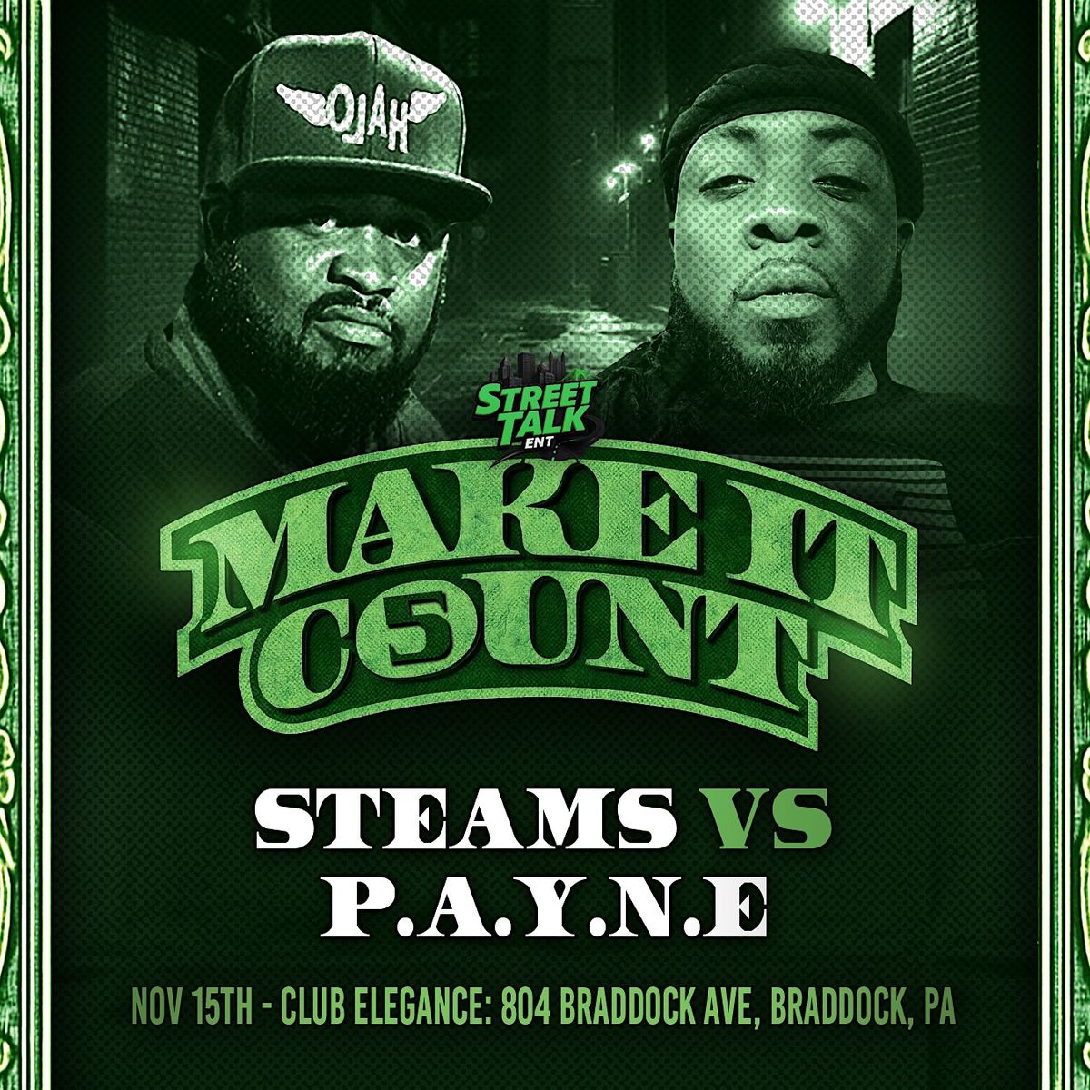Make it count 5, 14 November | Event in Braddock | AllEvents