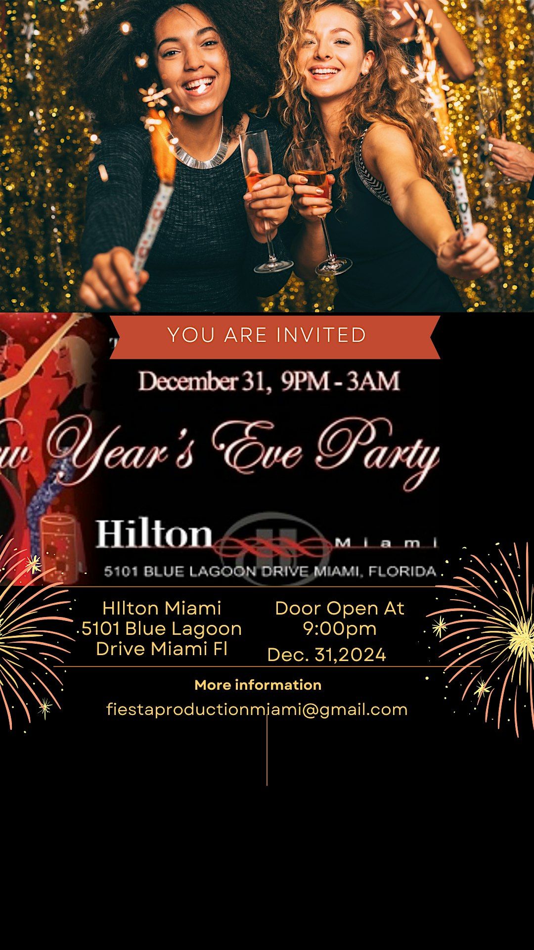 New Year's Eve Party 2026 - Hilton Miami