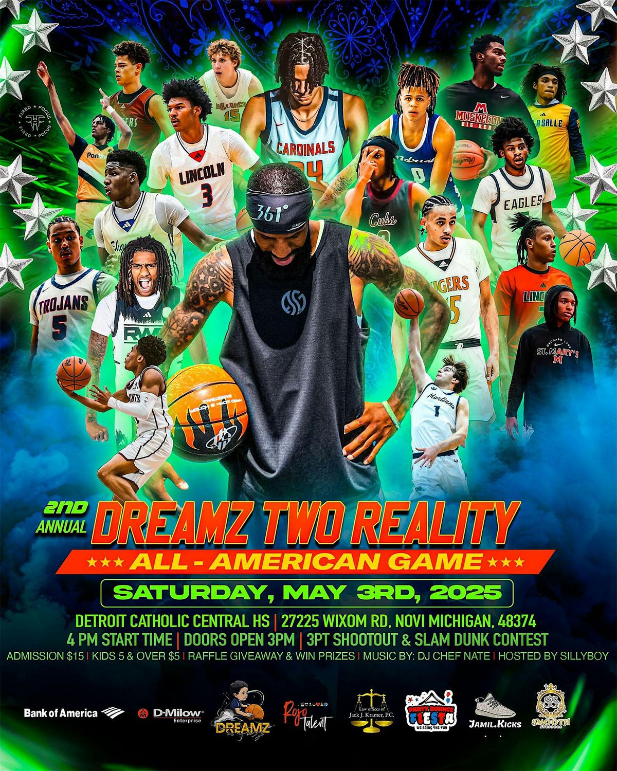 2nd Annual Dreamz Two Reality Basketball High School All-American Game, 3 May | Event in Novi | AllEvents