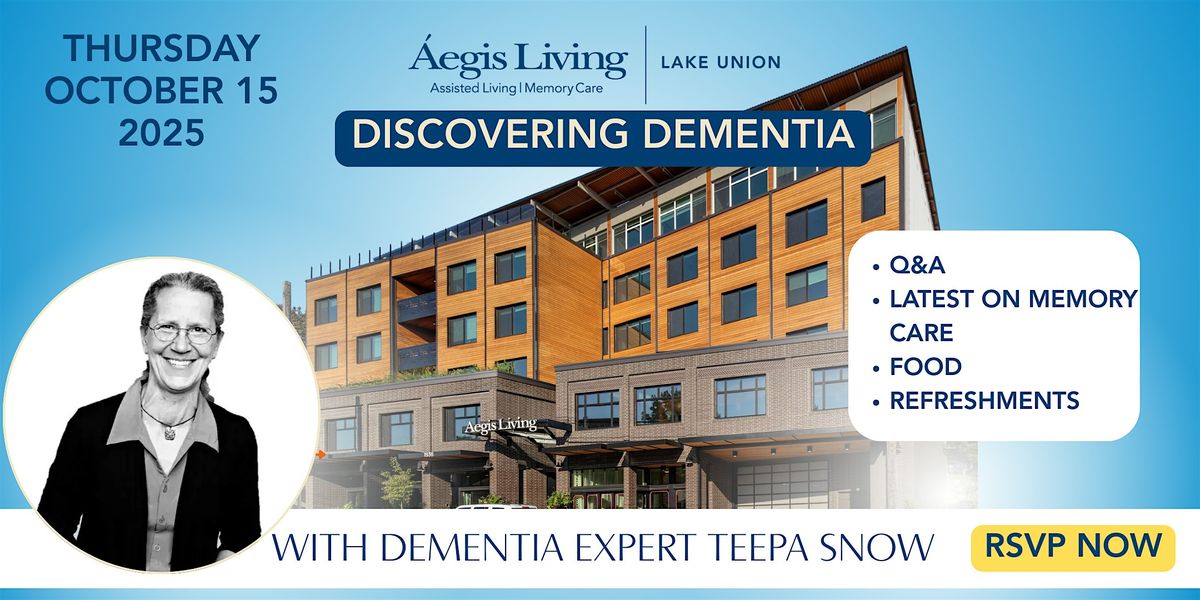 An Afternoon with Teepa Snow — Free Dementia Care Talk & Q&A, 15 October | Event in Seattle | AllEvents