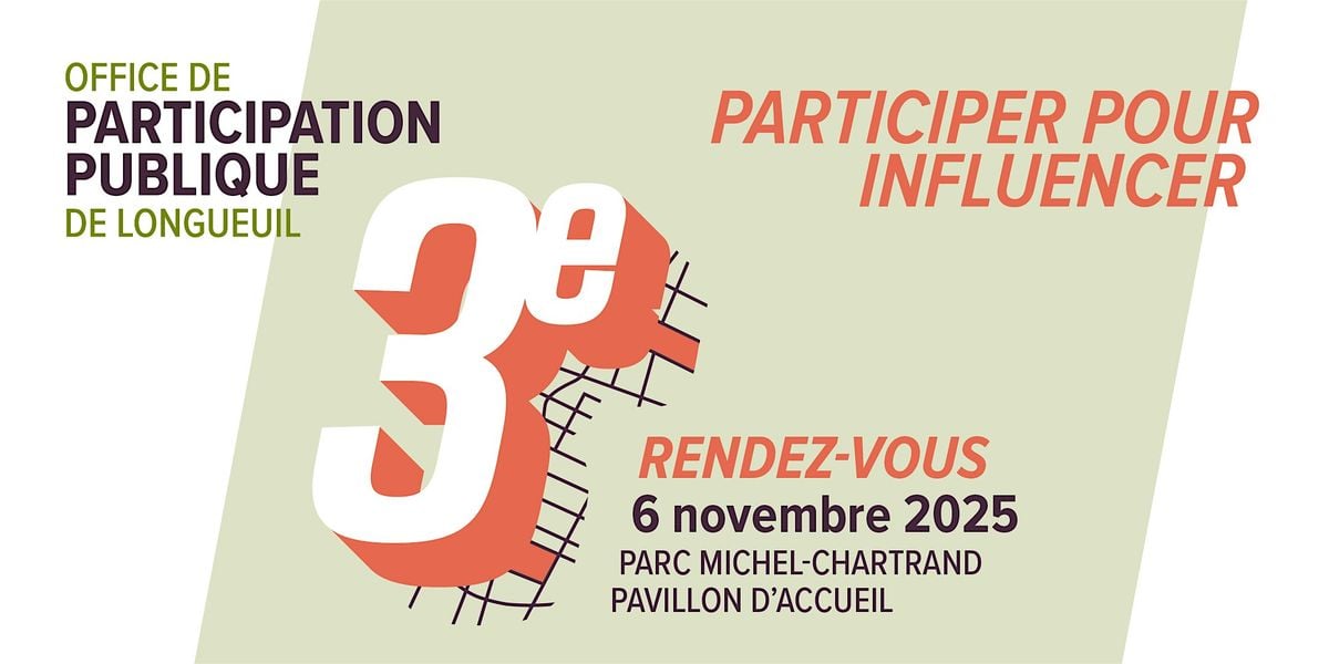 3e Rendez-vous de l'Office - Participer pour influencer, 6 November | Event in Longueuil | AllEvents