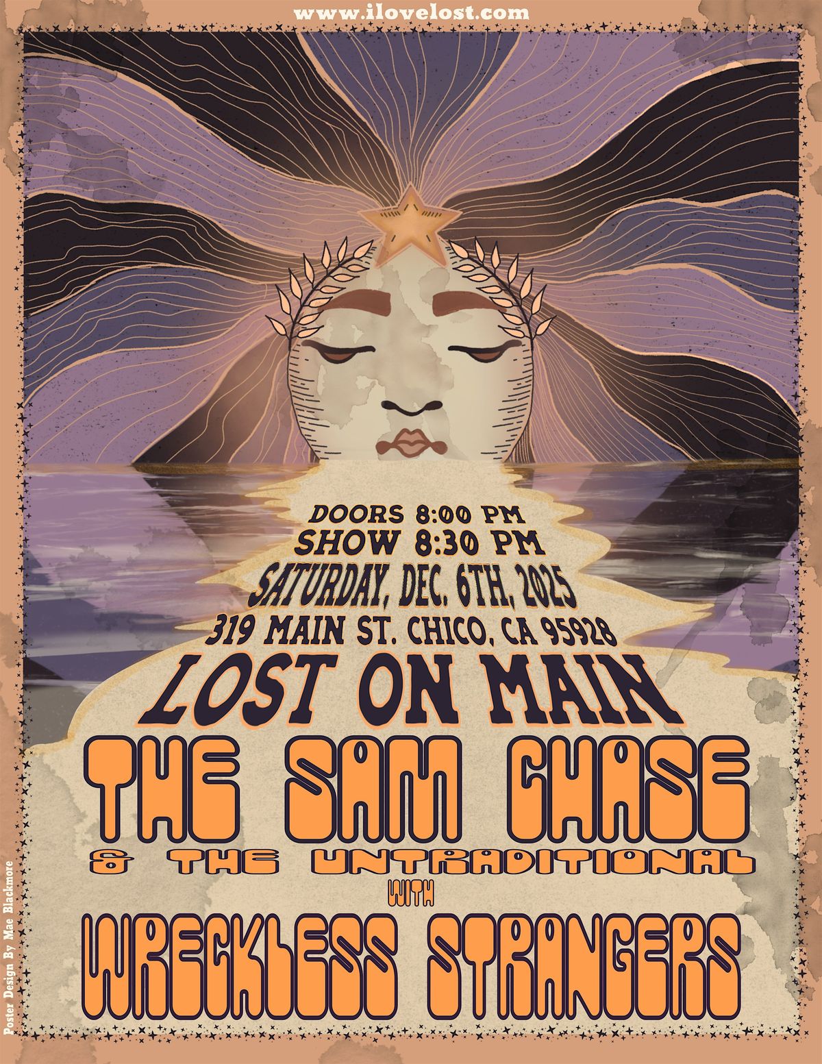 The Sam Chase & The Untraditional with Wreckless Strangers, 6 December | Event in Chico | AllEvents