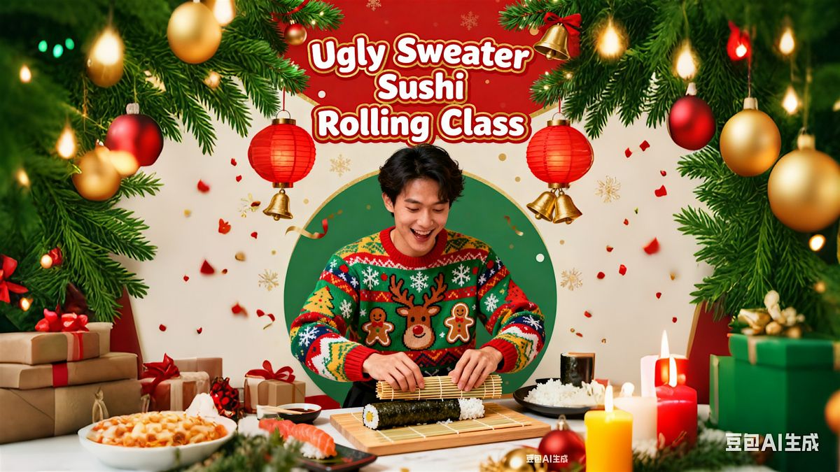 Ugly Sweater Sushi Rolling Class, 19 December | Event in Greenville | AllEvents