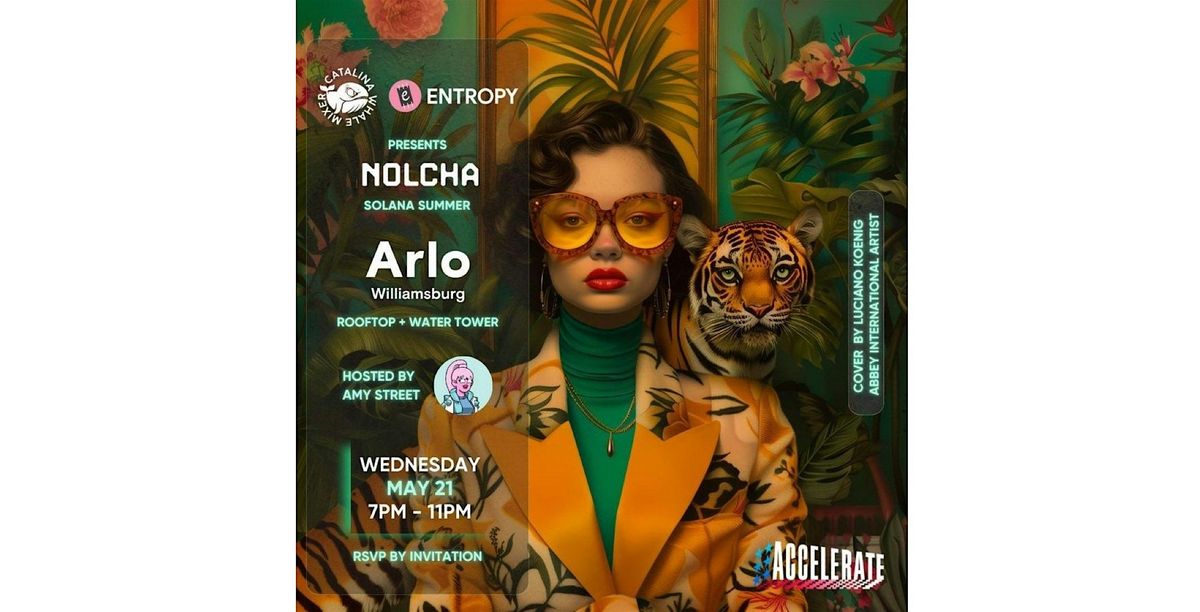 Nolcha / Solana Sunset Rooftop 2025 Presented by ENTROPY, 21 May | Event in Brooklyn | AllEvents