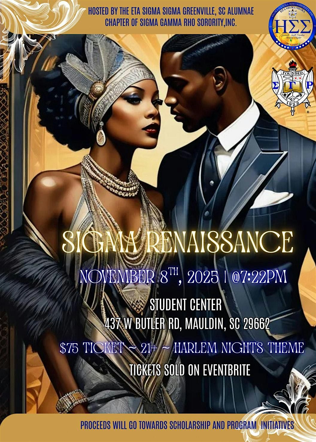 SIGMA RENAISSANCE, 8 November | Event in Mauldin | AllEvents
