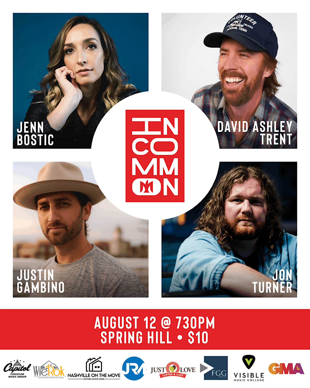 In Common - August 12, 12 August | Event in Spring Hill | AllEvents