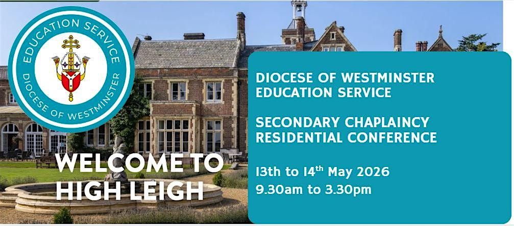 Secondary: Chaplaincy Residential Conference, 13 May | Event in Hoddesdon | AllEvents