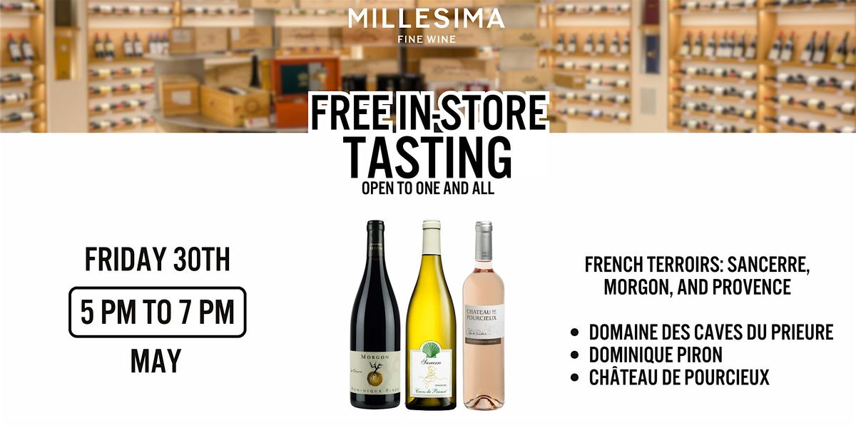 Free Wine Tasting - French Terroirs: Sancerre, Morgon, and Provence, 30 May | Event in New York | AllEvents