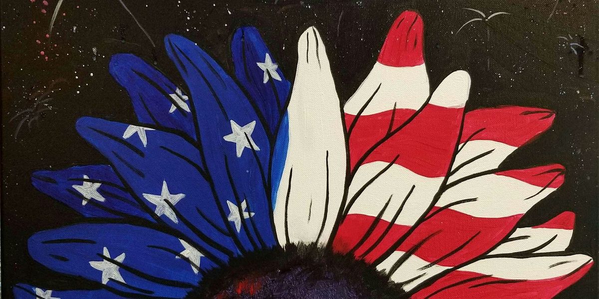 Star Spangled Sunflower  - Paint and Sip by Classpop!™, 3 July | Event in West Chester | AllEvents