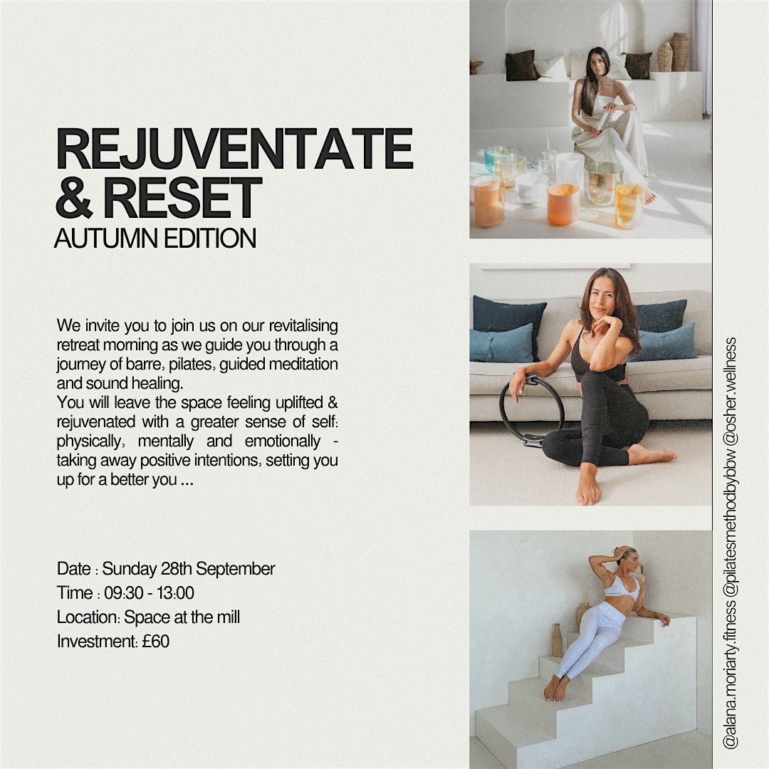 Rejuvenate & Reset Autumn Edition | Half Day Retreat, 28 September | Event in Manchester | AllEvents