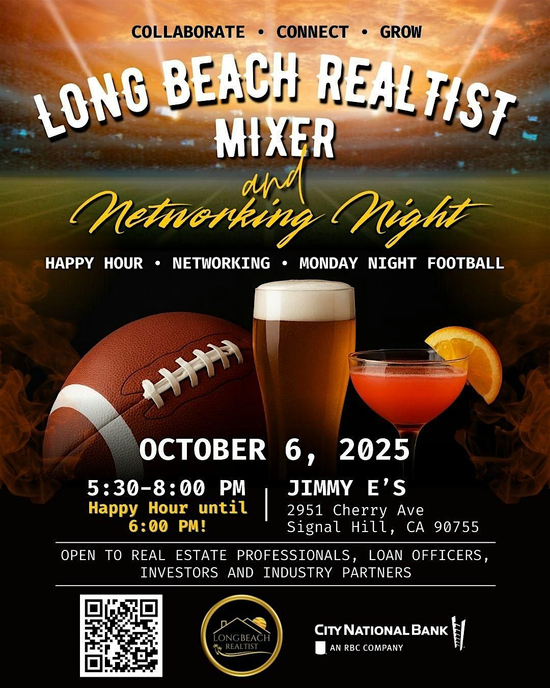 Long Beach Realtist Mixer and Networking Mixer, 6 October | Event in Long Beach | AllEvents