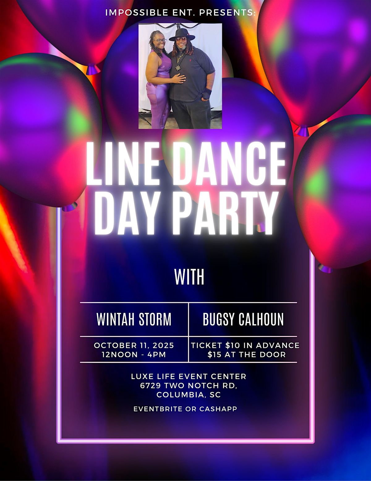 Line Dance Day Party, 11 October | Event in Columbia | AllEvents