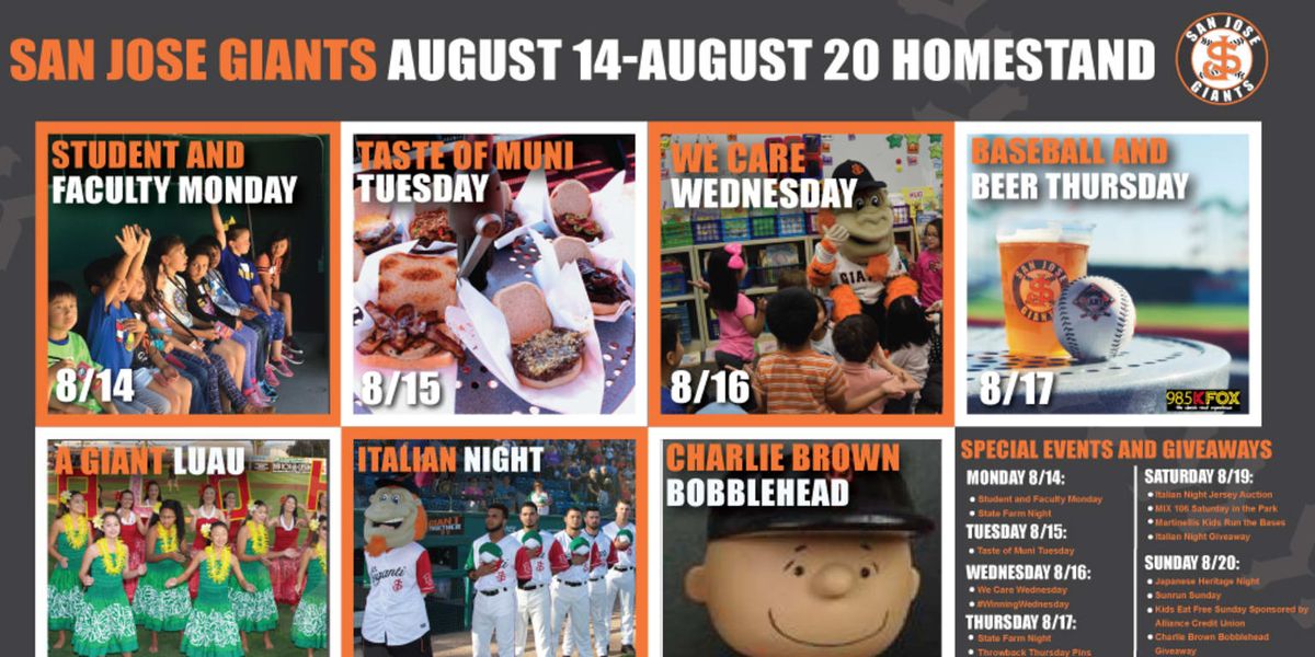 San Jose Giants at Visalia Rawhide, 25 August | Event in Visalia | AllEvents
