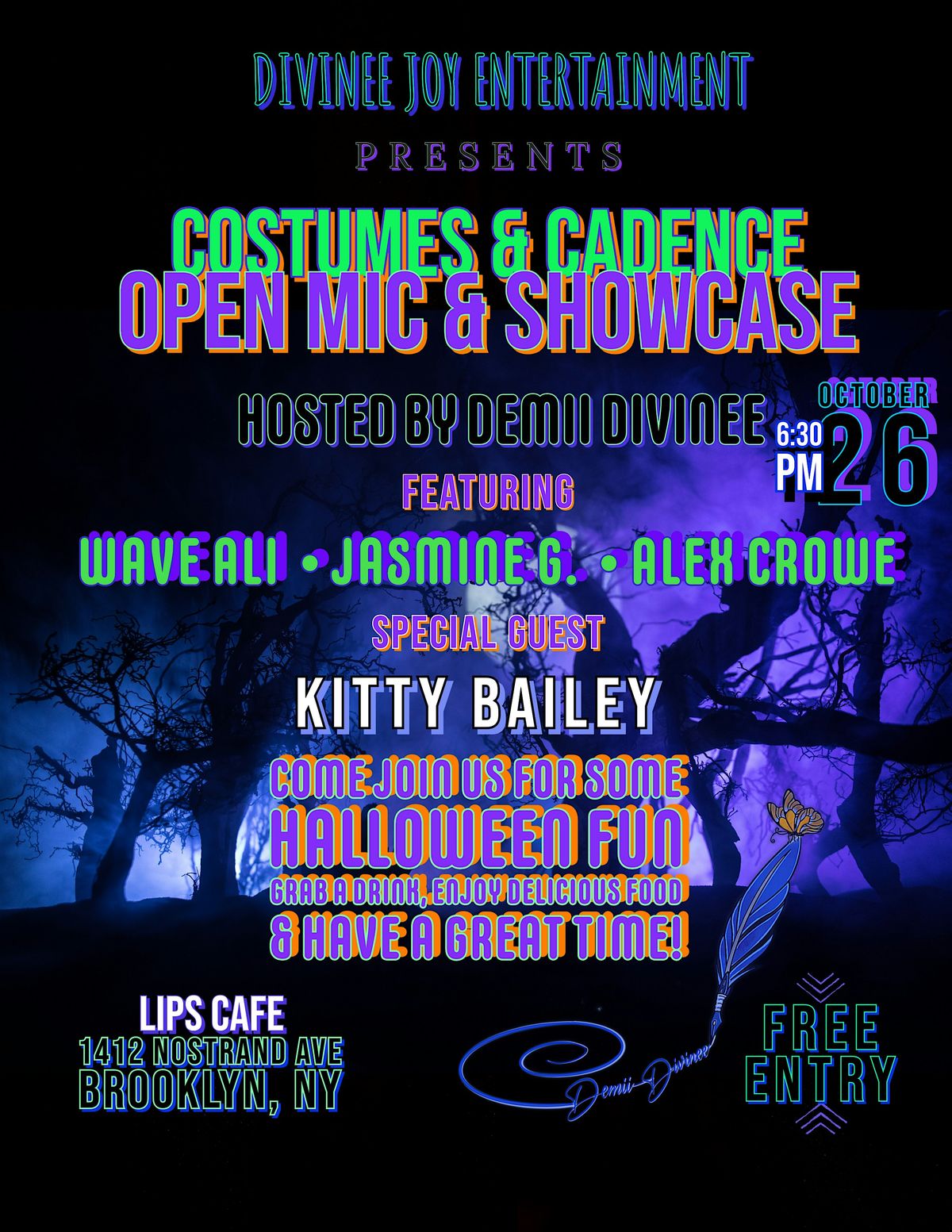 D.J.E. Presents: Costumes & Cadence, 26 October | Event in Brooklyn | AllEvents