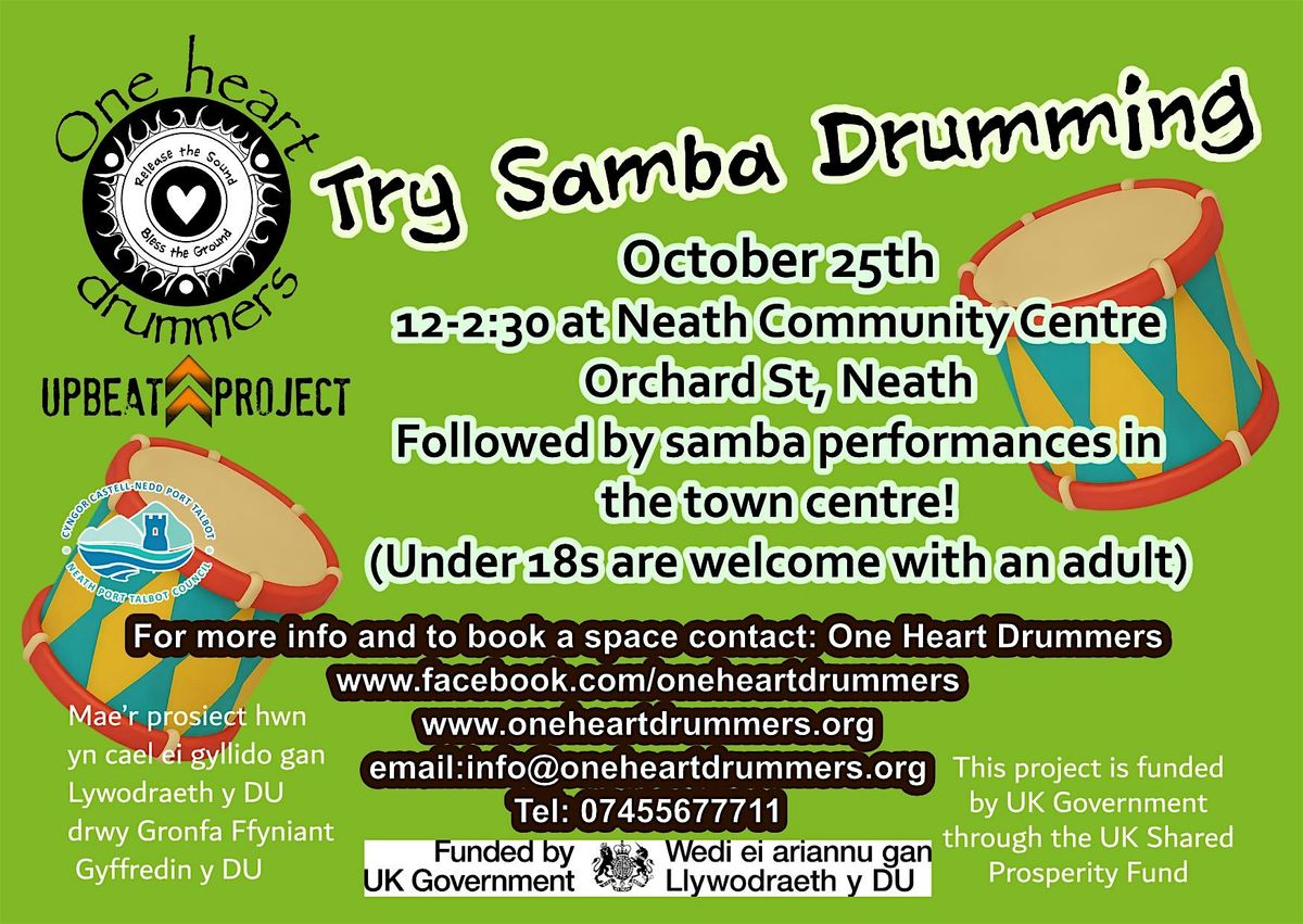 Try Samba!, 25 October | Event in Neath | AllEvents