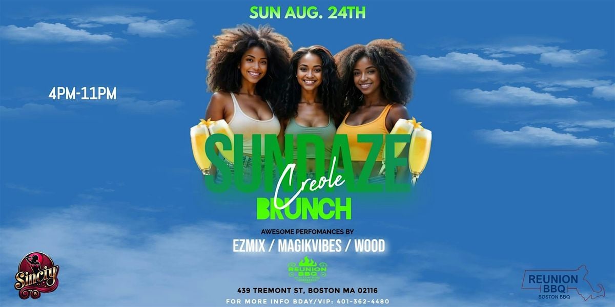 Sundaze Creole, 24 August | Event in Boston | AllEvents