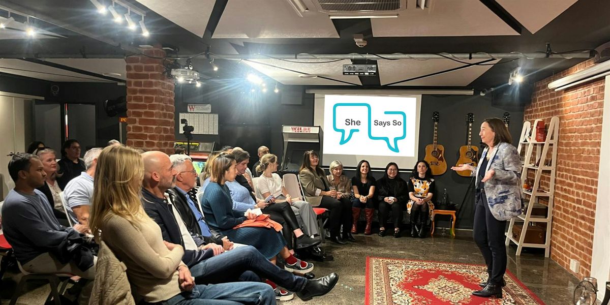 She Says So Speakers Group Showcase