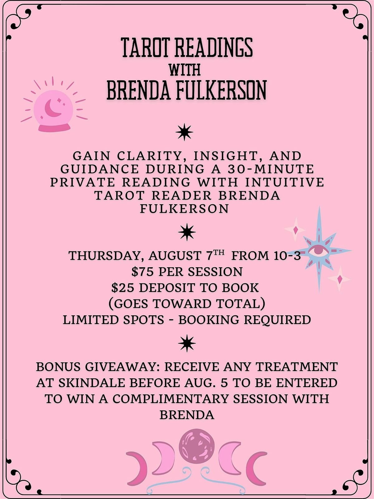 Glow & Guidance: Tarot Readings at Skindale Medspa, 7 August | Event in Scottsdale | AllEvents