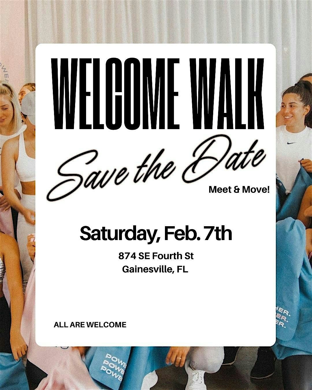 Meet & Move Welcome Walk with GGWC, 7 February | Event in Gainesville | AllEvents