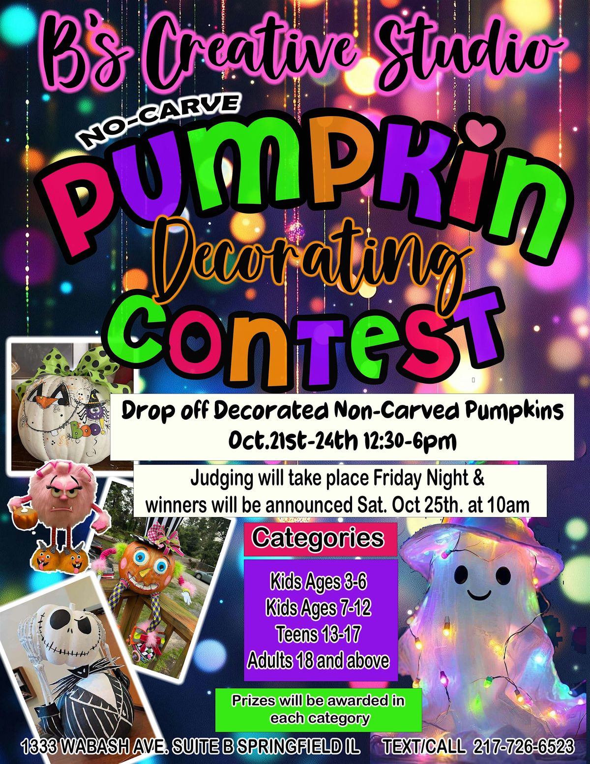 Pumpkin Decorating Contest, 21 October | Event in Springfield | AllEvents