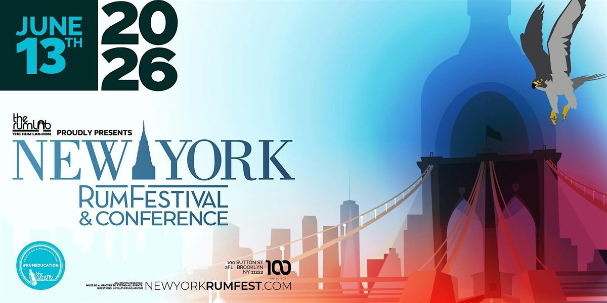 New York Rum Fest & Conference 2026, 13 June | Event in Brooklyn | AllEvents