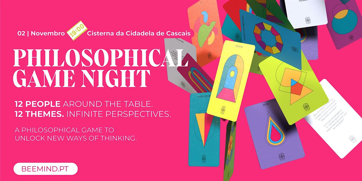 Philosophical Game Night, 2 November | Event in Cascais | AllEvents