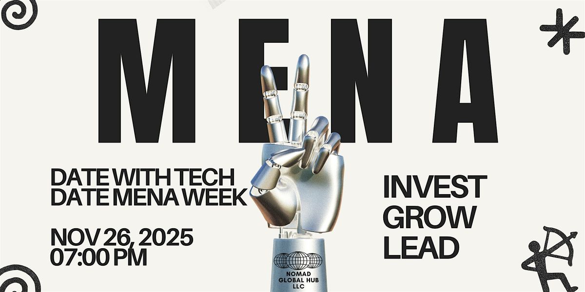 DATE with Tech – DATE MENA WEEK I Dubai Startup Pitch & Investor Night | Event in Dubai | AllEvents