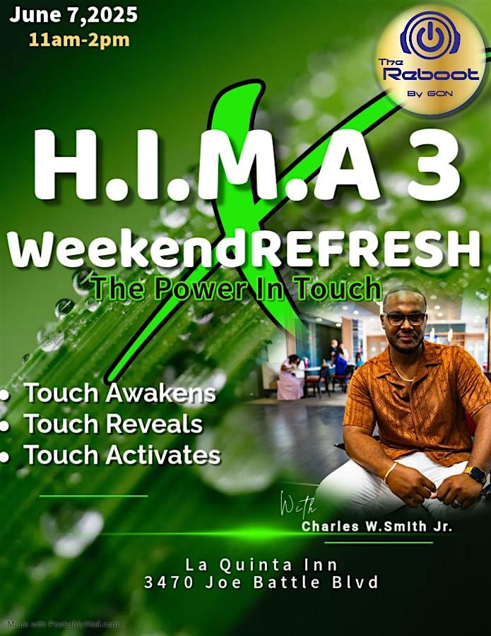 HIMA 3 -The Power in the Touch, 7 June | Event in El Paso | AllEvents