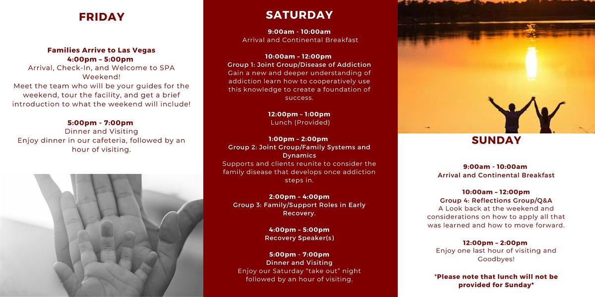 Recovery Family Weekend, 26 September | Event in Las Vegas | AllEvents