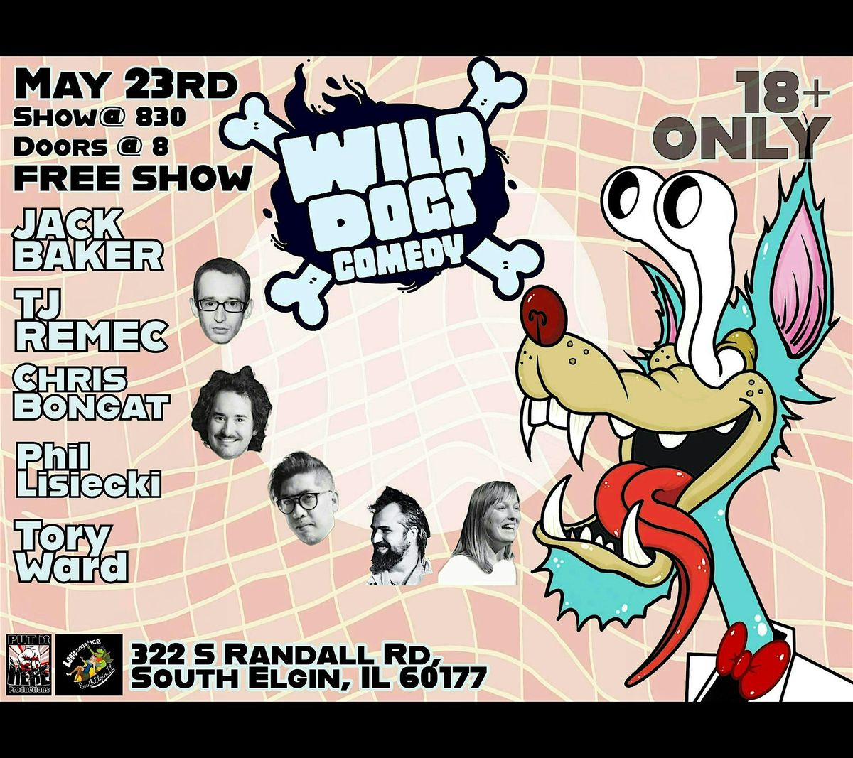 18+ Event Free Comedy Night at Legit Dogs & Ice, 23 May | Event in South Elgin | AllEvents