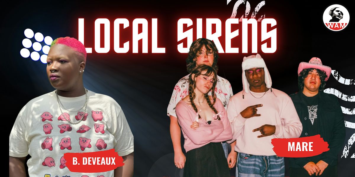 WAM Local Sirens Presents: B. DeVeaux + Mare, 21 August | Event in San Francisco | AllEvents
