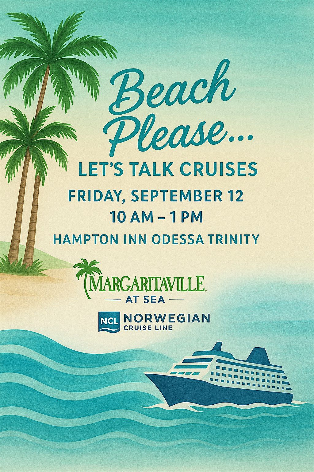 Beach Please... Let's talk Cruises, 12 September | Event in Odessa | AllEvents