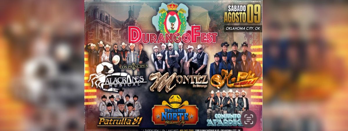 DURANGO FEST EN OKLAHOMA CITY, 9 August | Event in Oklahoma City | AllEvents