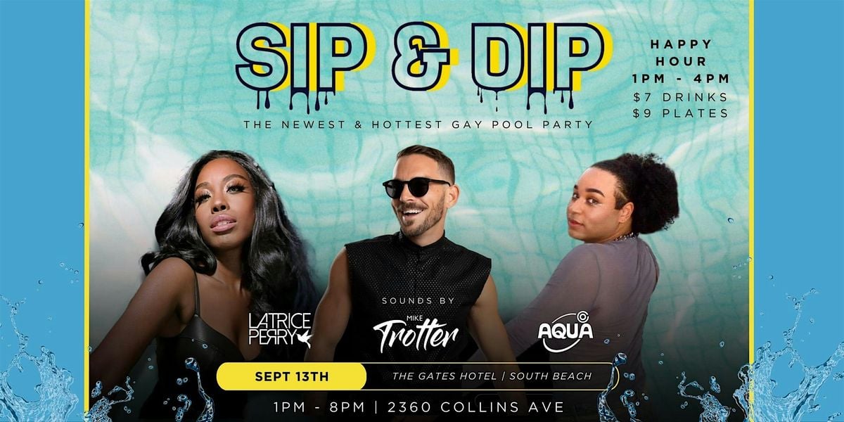 SIP & DIP, 13 September | Event in Miami Beach | AllEvents