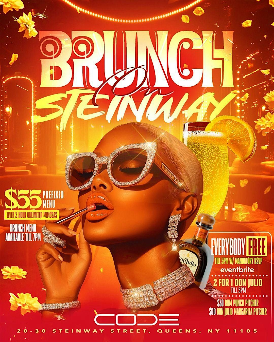 BRUNCH ON STEINWAY AT CODE ASTORIA! | PRESENTED BY #YESLIST | Event in Queens | AllEvents