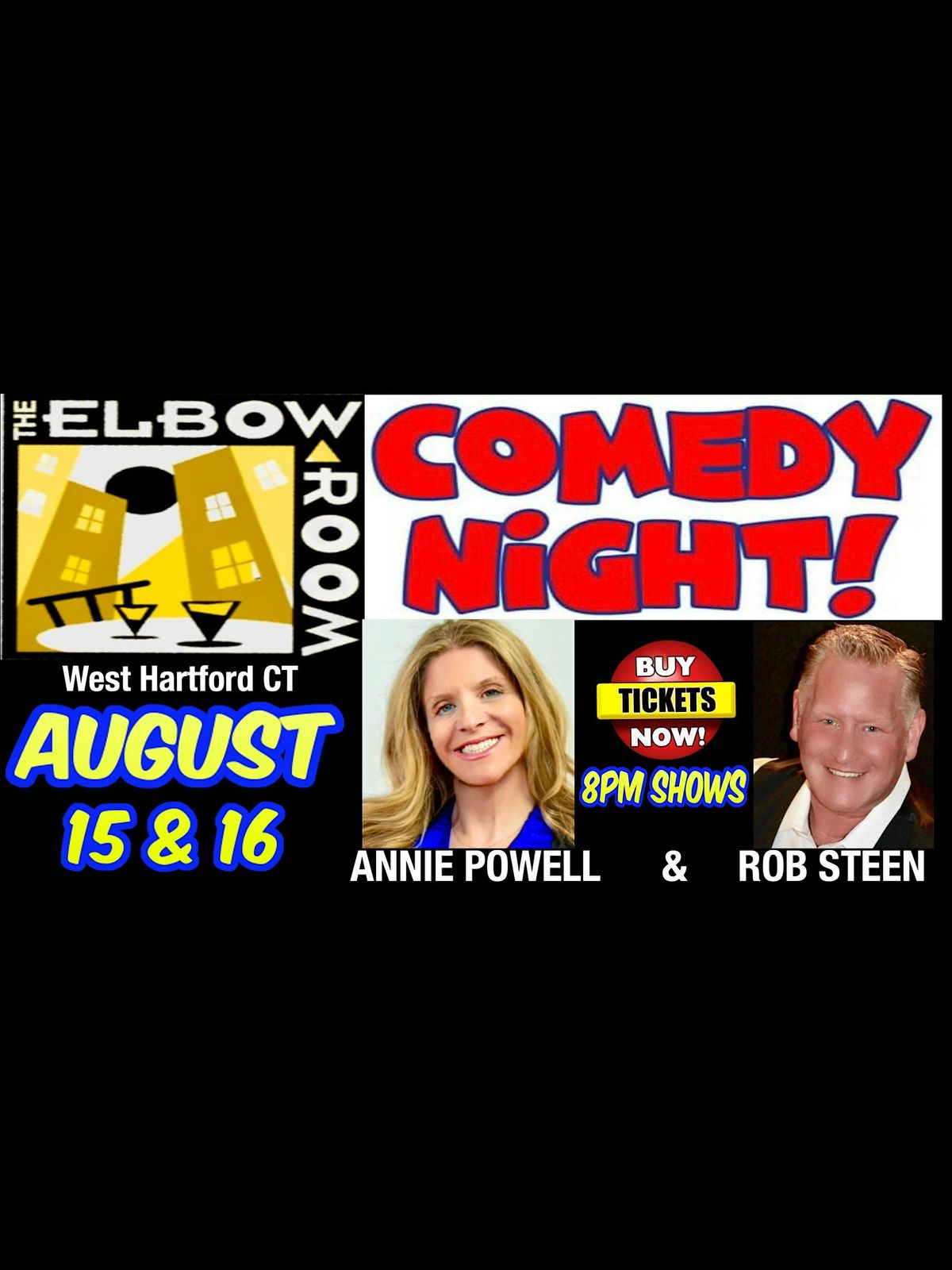 Comedy Night at The Elbow Room - West Hartford CT, 15 August | Event in West Hartford | AllEvents