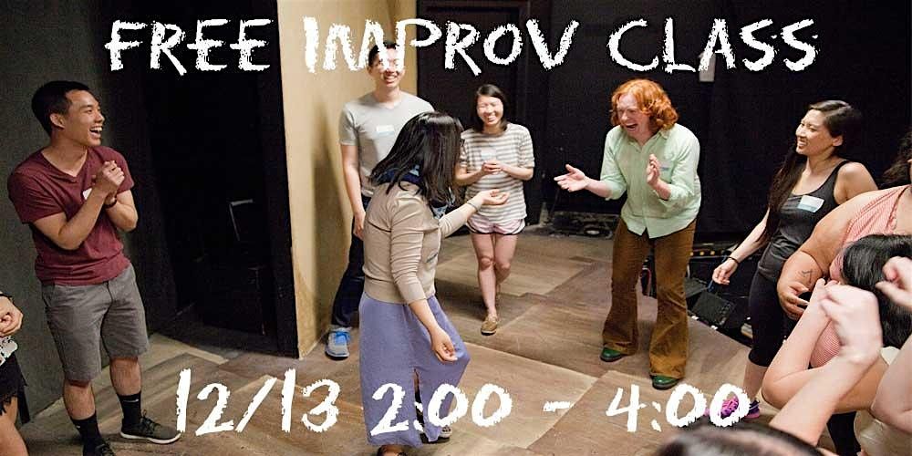 Free Introductory Improv Class, 13 December | Event in Seattle | AllEvents