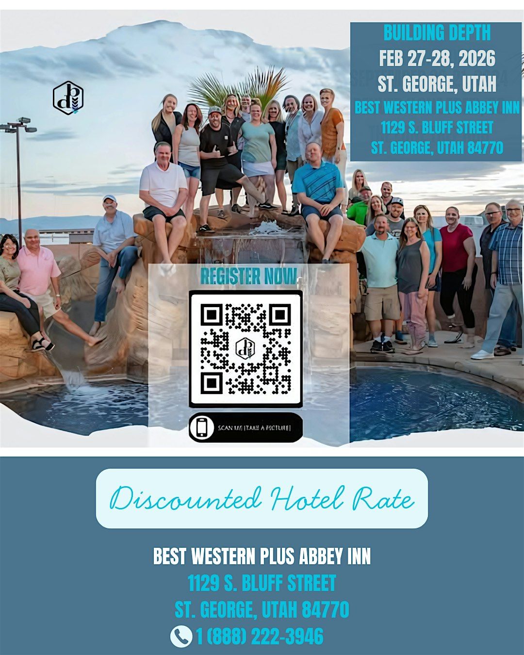 Building Depth VIP EXPERIENCE Registration SEPT 2025 (SEP  2025 - FEB 2026), 27 February | Event in St. George