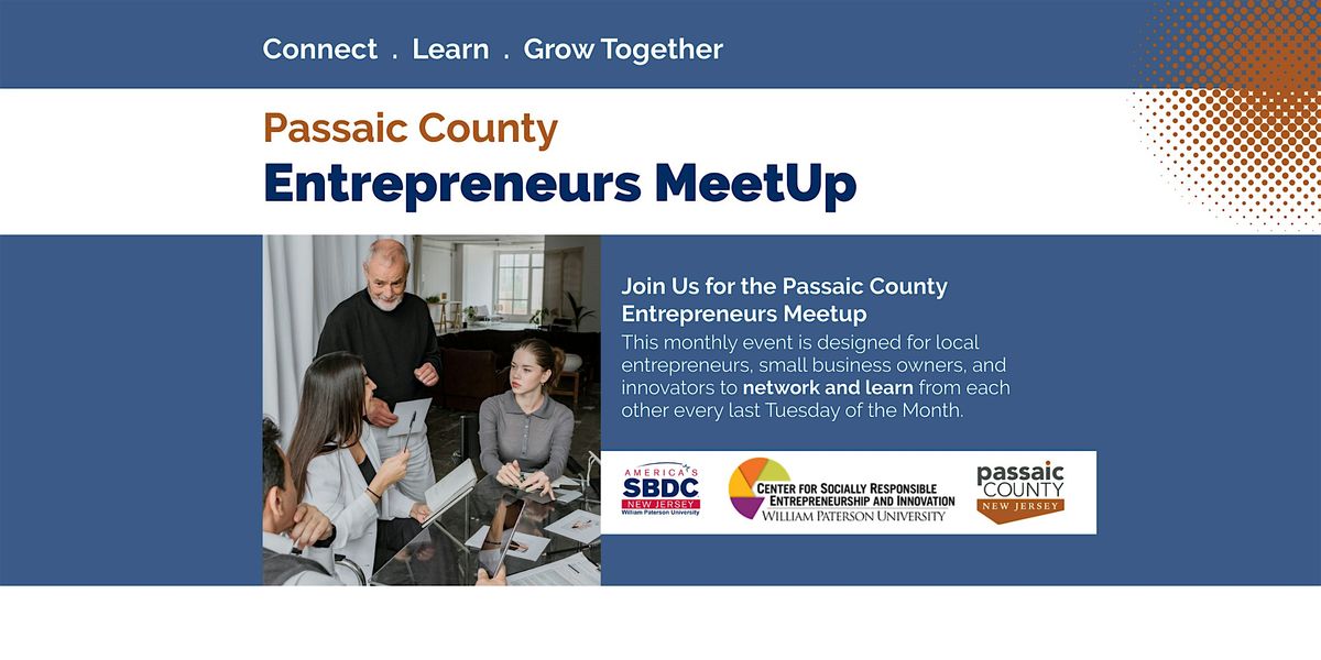 Passaic County Entrepreneurs MeetUp Series